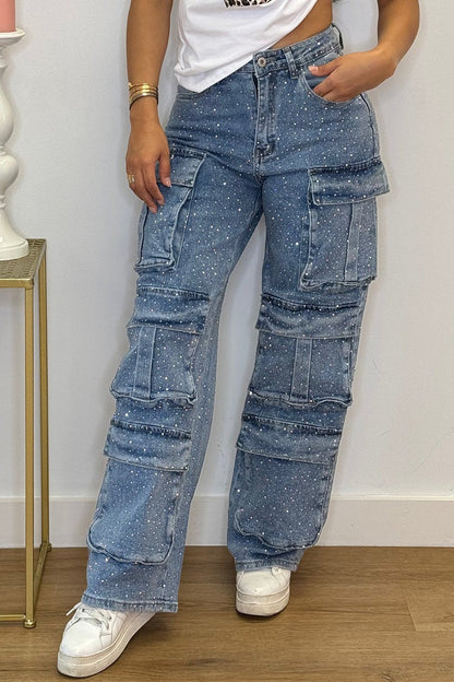 Taikoo | High-Waisted Wide-Leg Jeans