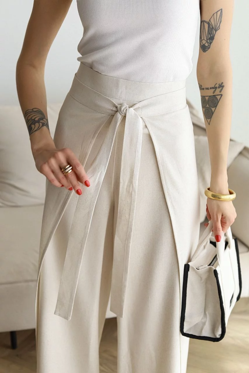 Taikoo | Wide Linen Trousers