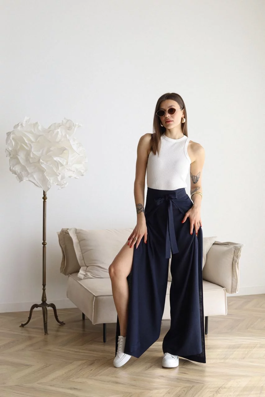Taikoo | Wide Linen Trousers