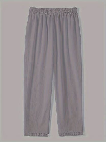 Taikoo | Relaxed Contrast Trim Cropped Pants
