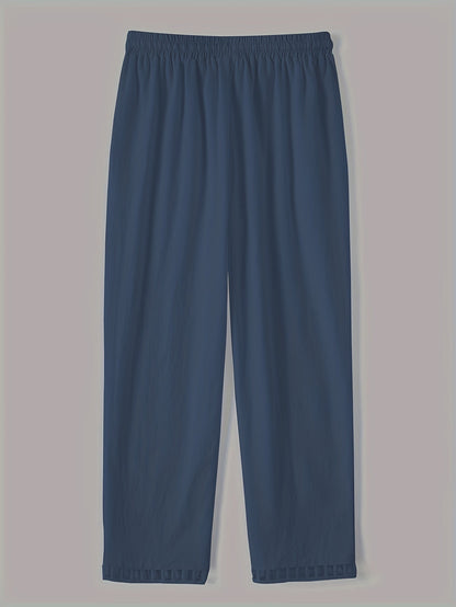 Taikoo | Relaxed Contrast Trim Cropped Pants