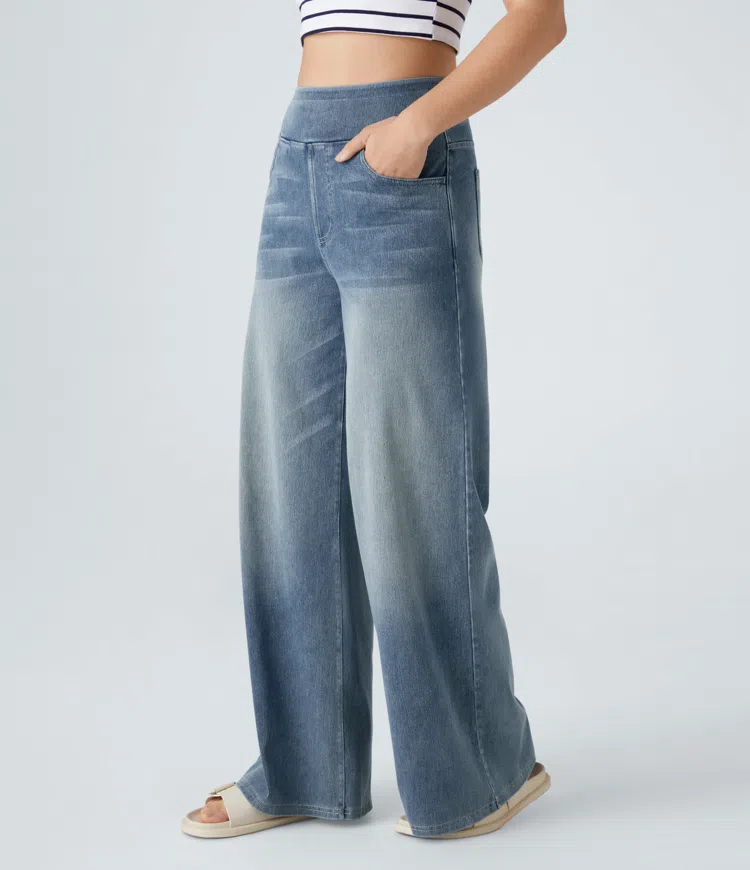 Taikoo | Relaxed Fit Wide-Leg Jeans