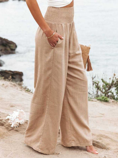 Taikoo | Remi Wide-Leg Linen Trousers