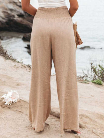Taikoo | Remi Wide-Leg Linen Trousers