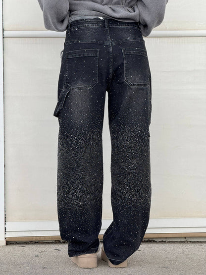 Talia | High-Waist Glitter Jeans