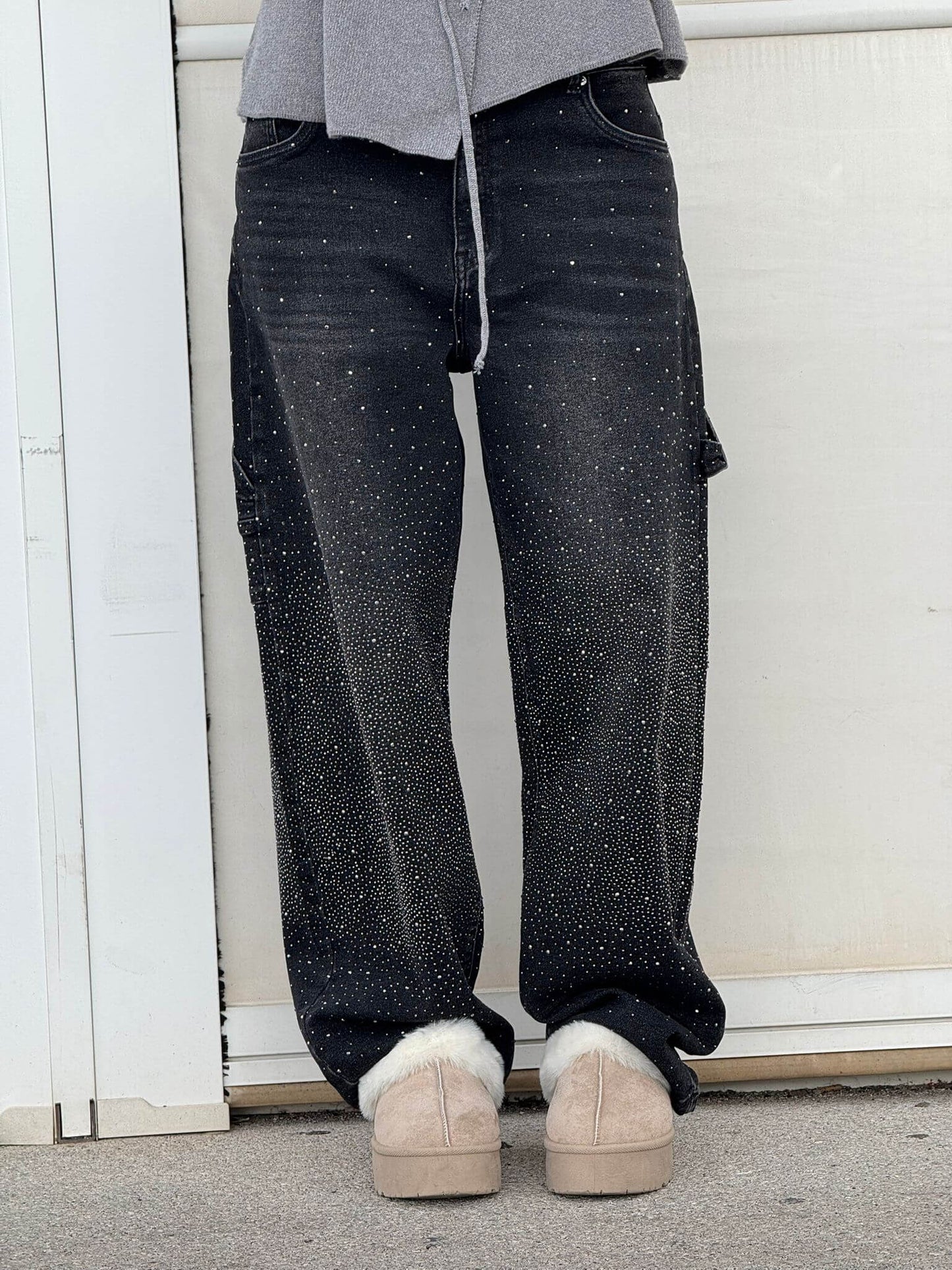 Talia | High-Waist Glitter Jeans