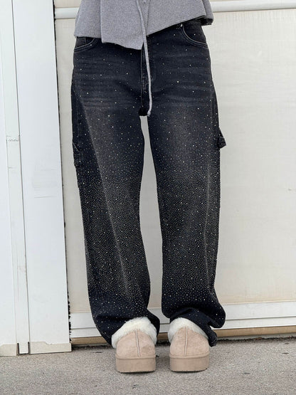 Talia | High-Waist Glitter Jeans