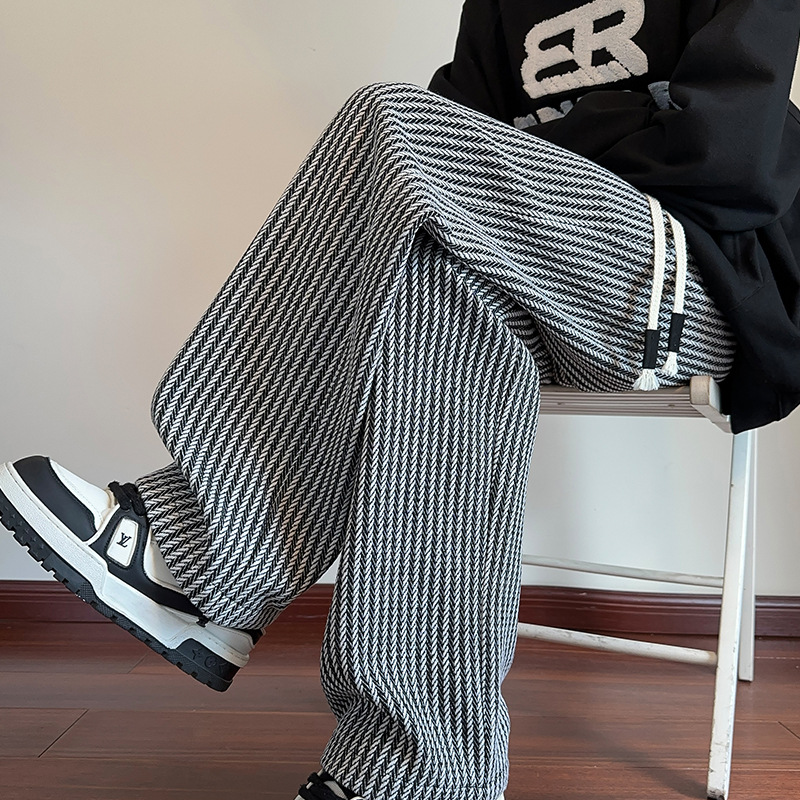 Modern Herringbone Relaxed Sweatpants