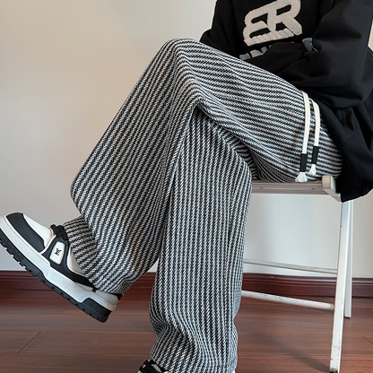 Modern Herringbone Relaxed Sweatpants