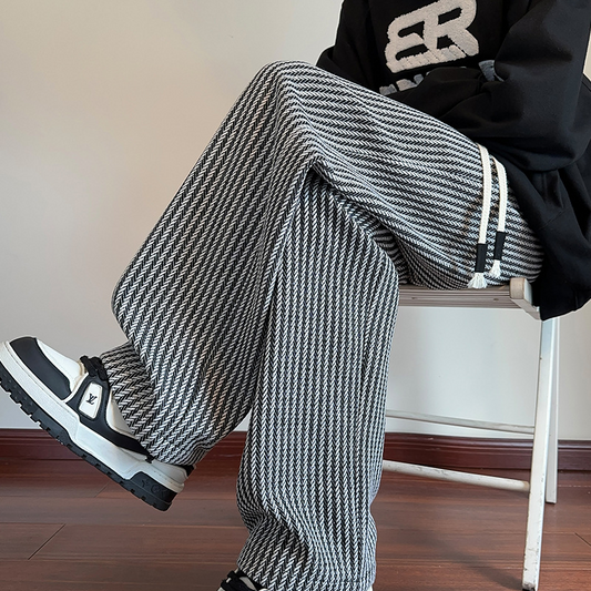 Modern Herringbone Relaxed Sweatpants