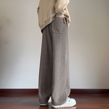 Modern Herringbone Relaxed Sweatpants
