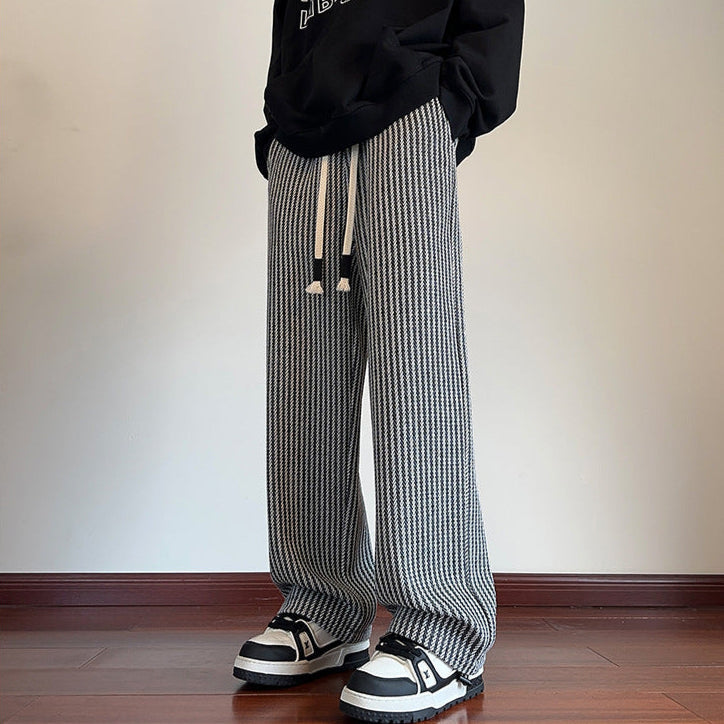 Modern Herringbone Relaxed Sweatpants