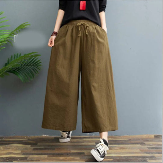 Taikoo | Pleated Linen Comfort Fit Pants