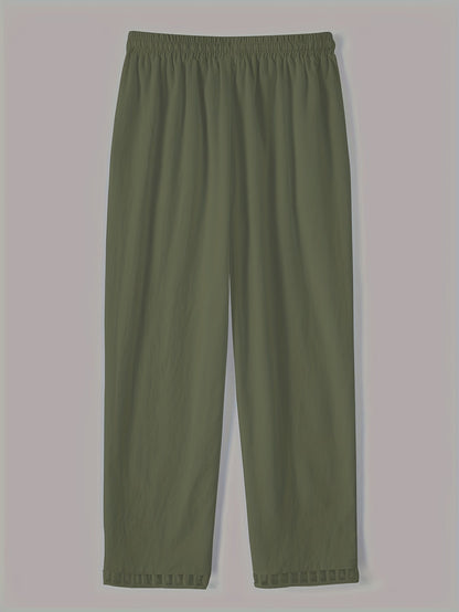 Taikoo | Relaxed Contrast Trim Cropped Pants