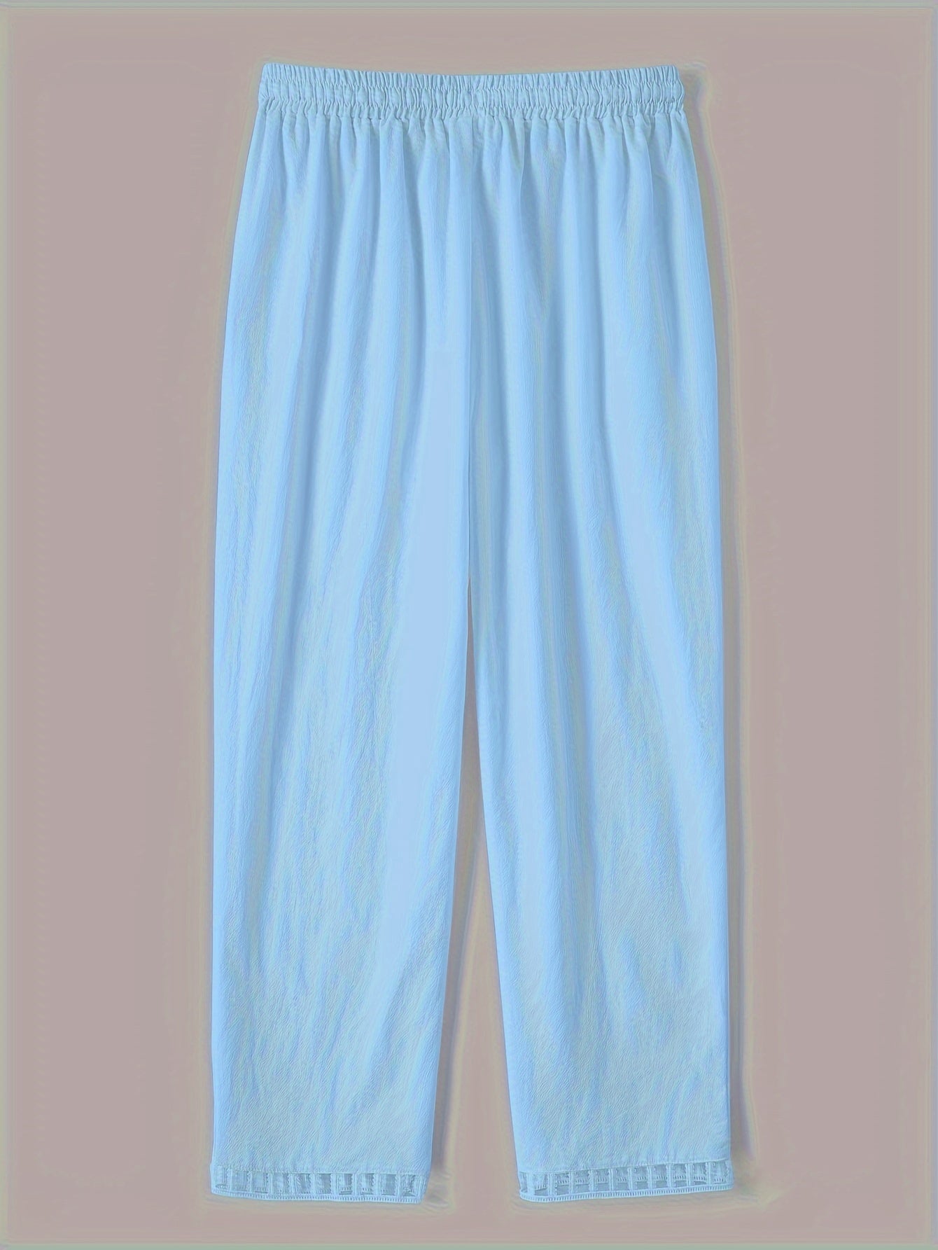 Taikoo | Relaxed Contrast Trim Cropped Pants